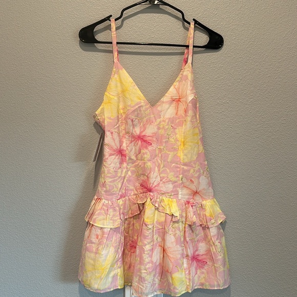 LOVESHACKFANCY FABIENNE DRESS LIGHT BERRY TEA - Picture 3 of 8